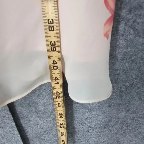 VTG Jessica Howard Petites Dress Women Size 14P Sleeveless Overlay Sheath Floral - Picture 7 of 10